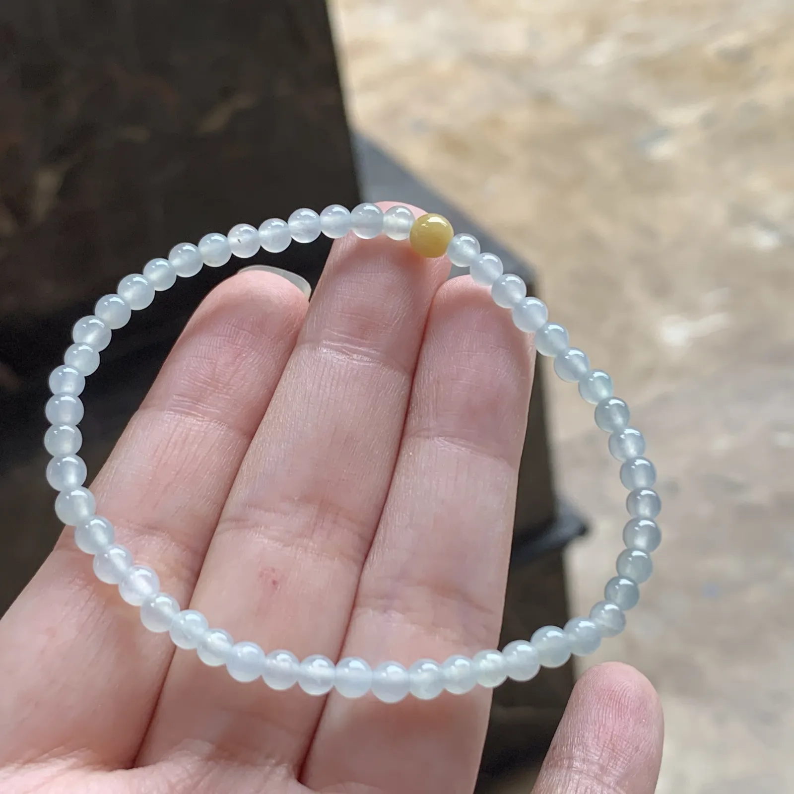冰种小米珠手串