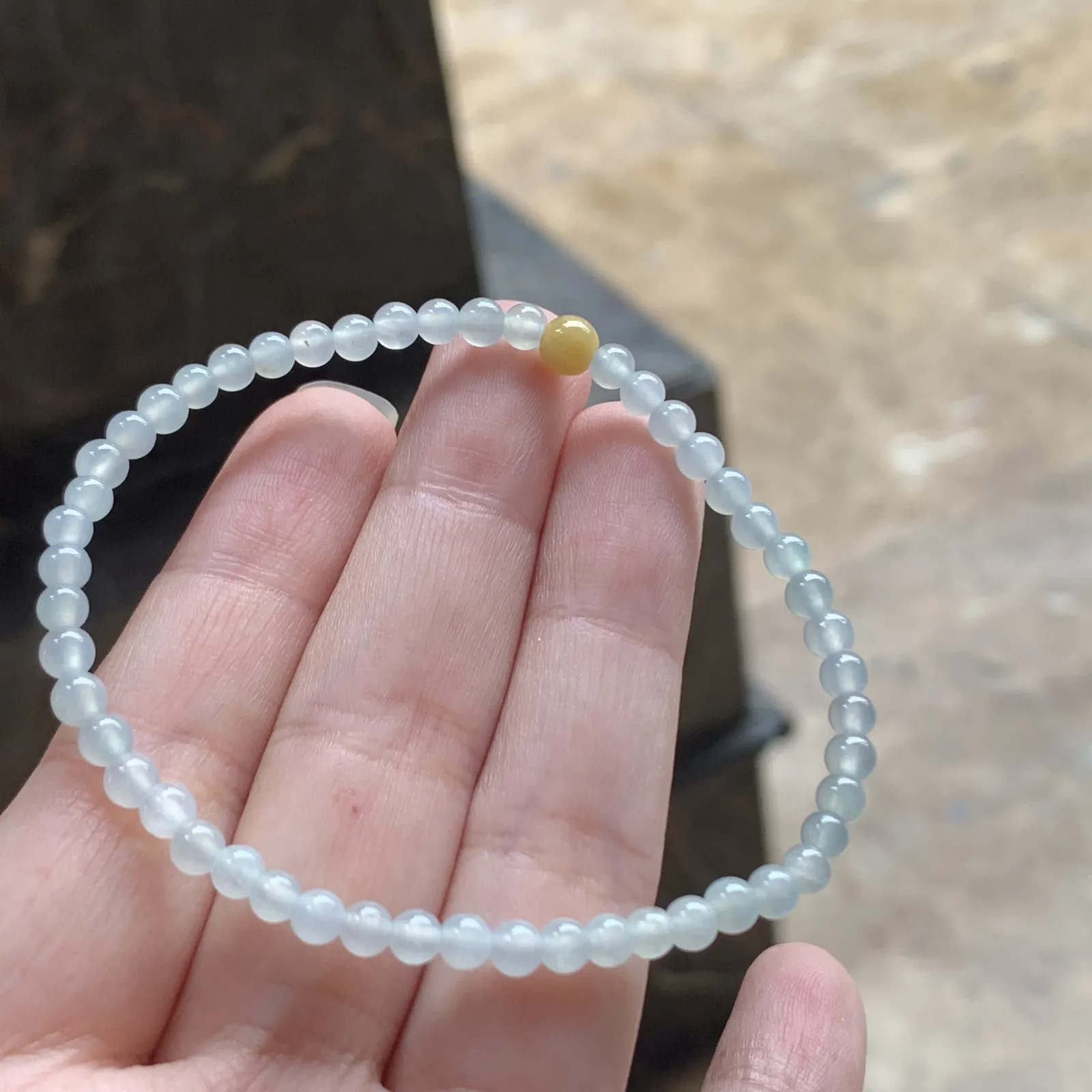 冰种小米珠手串