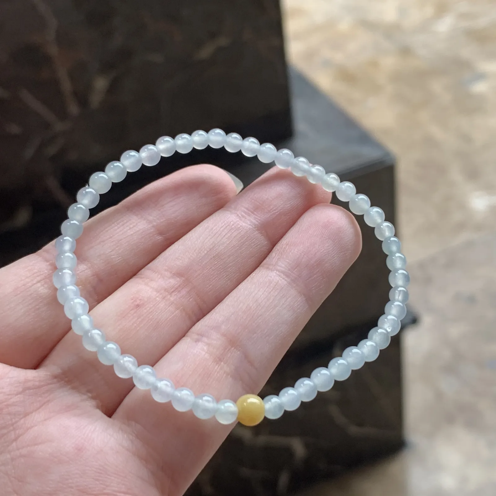 冰种小米珠手串