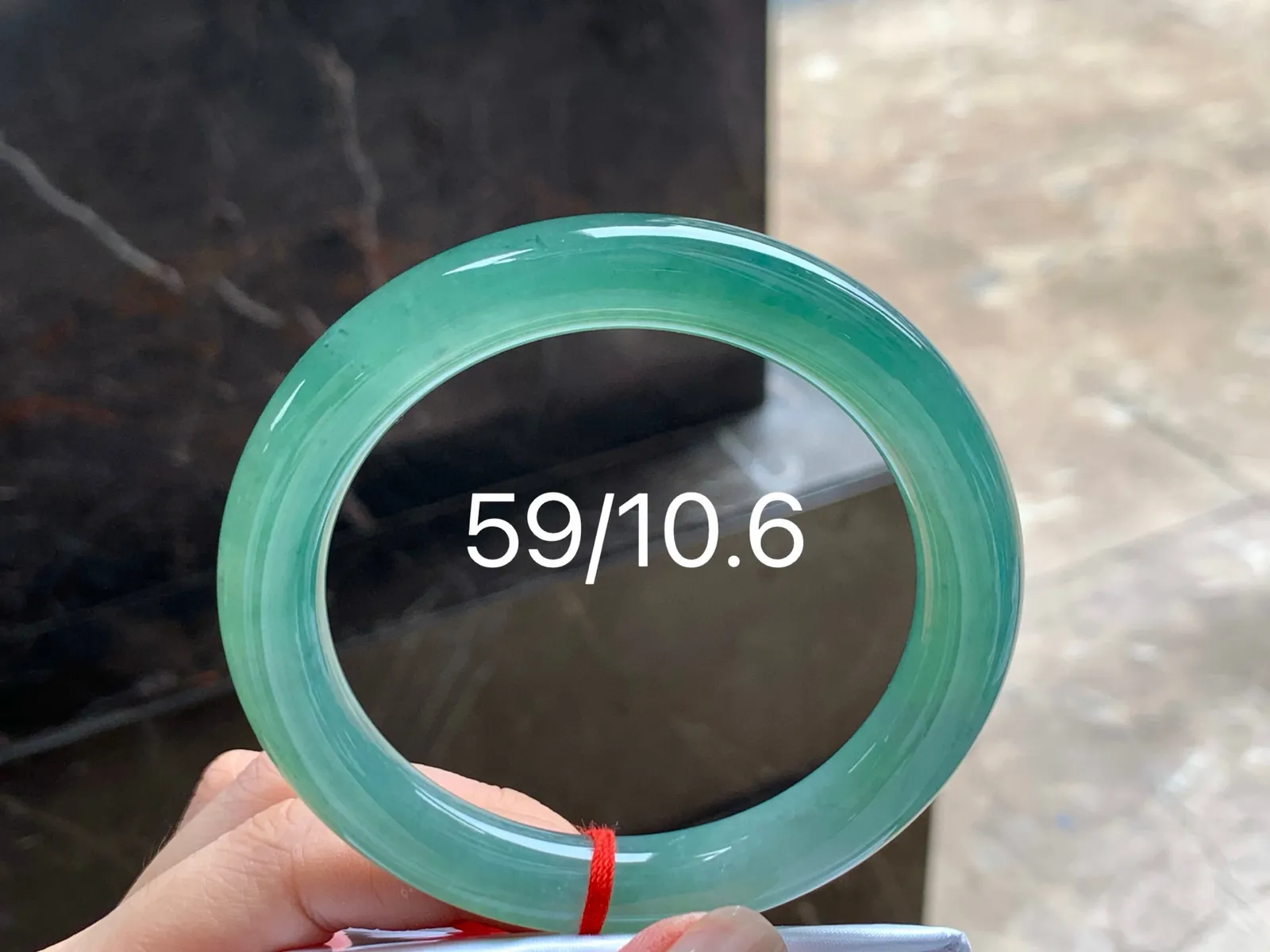 冰种油青福镯
种好59/10.6mm
