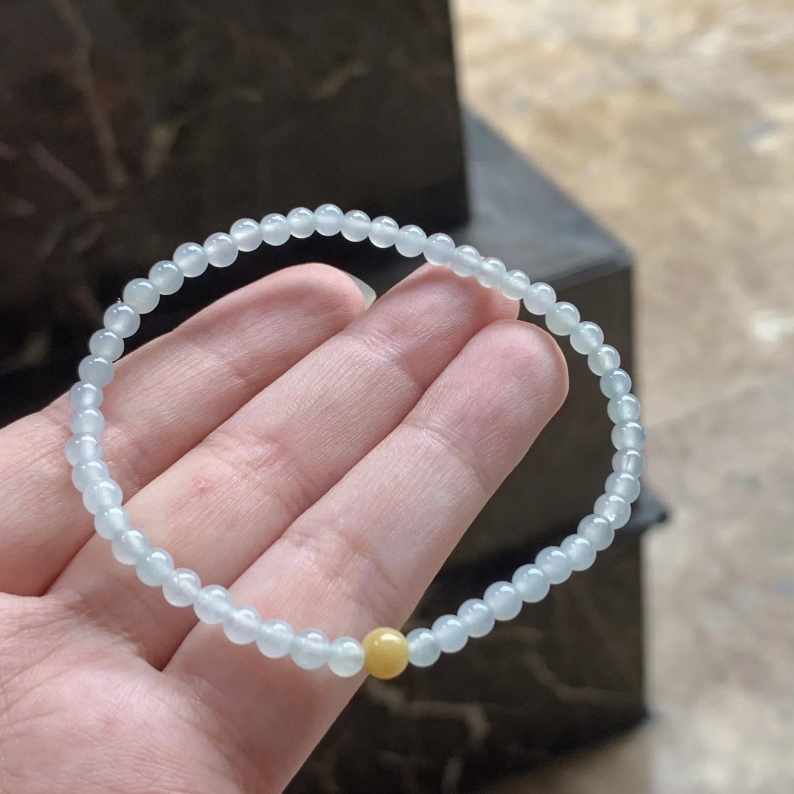 冰种小米珠手串