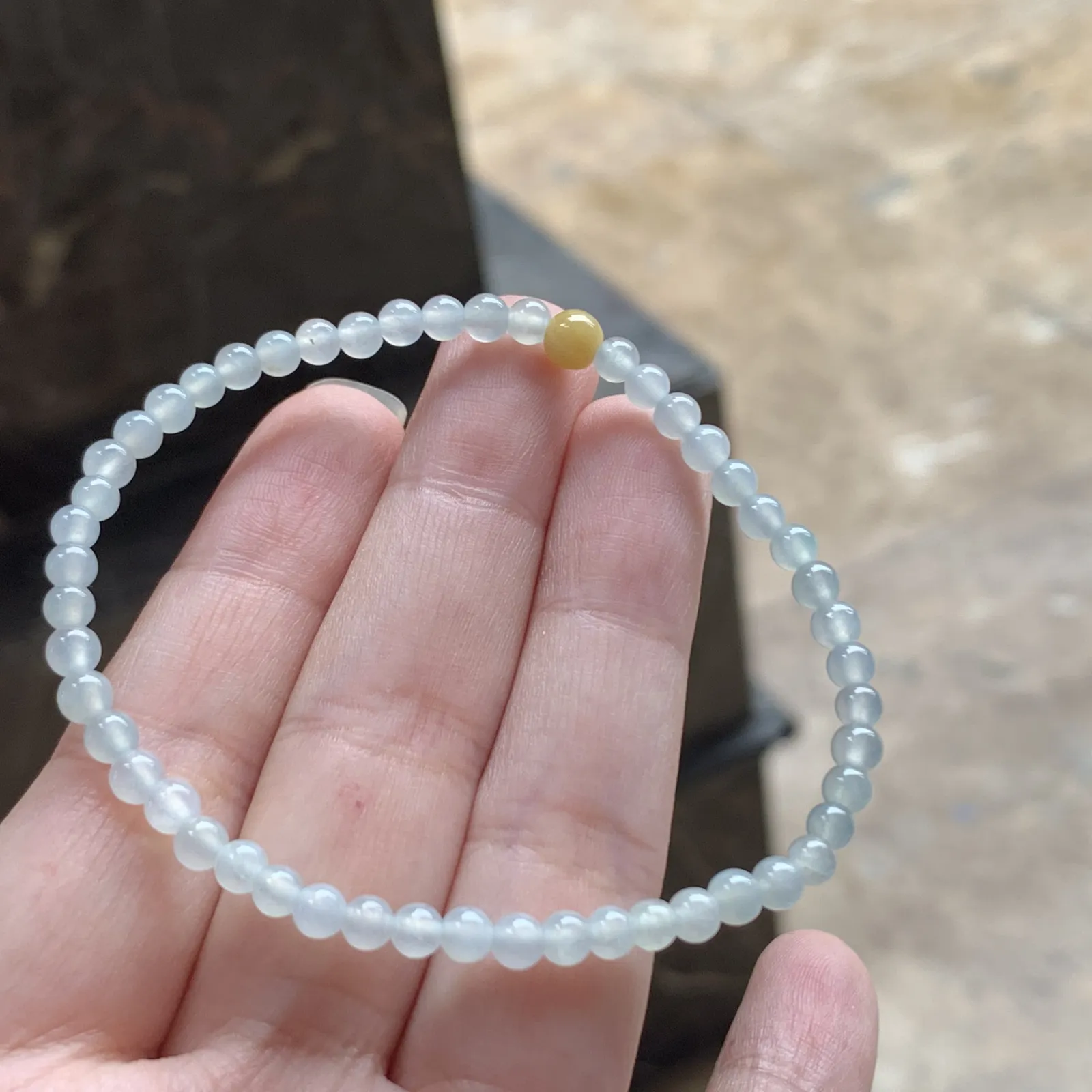 冰种小米珠手串