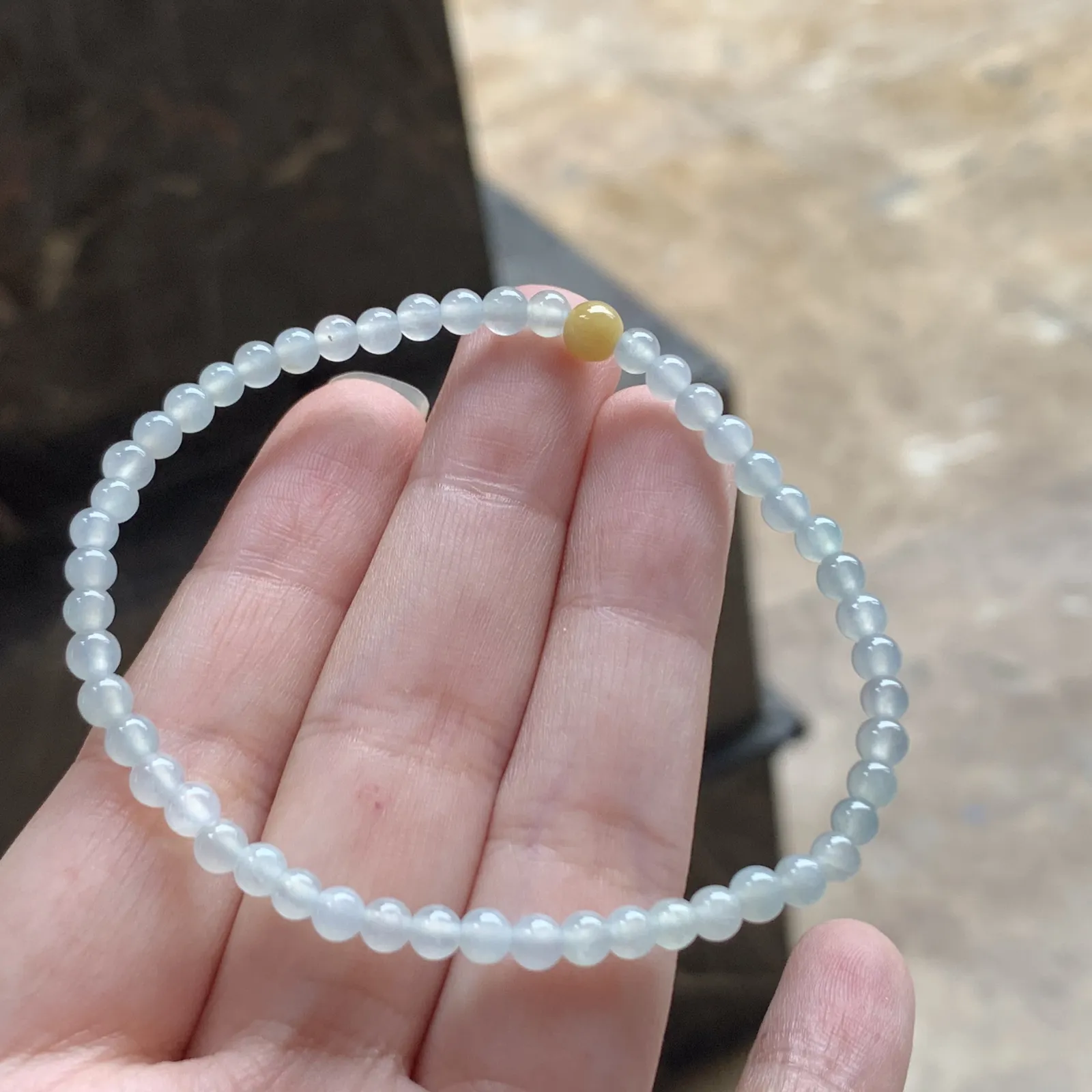 冰种小米珠手串