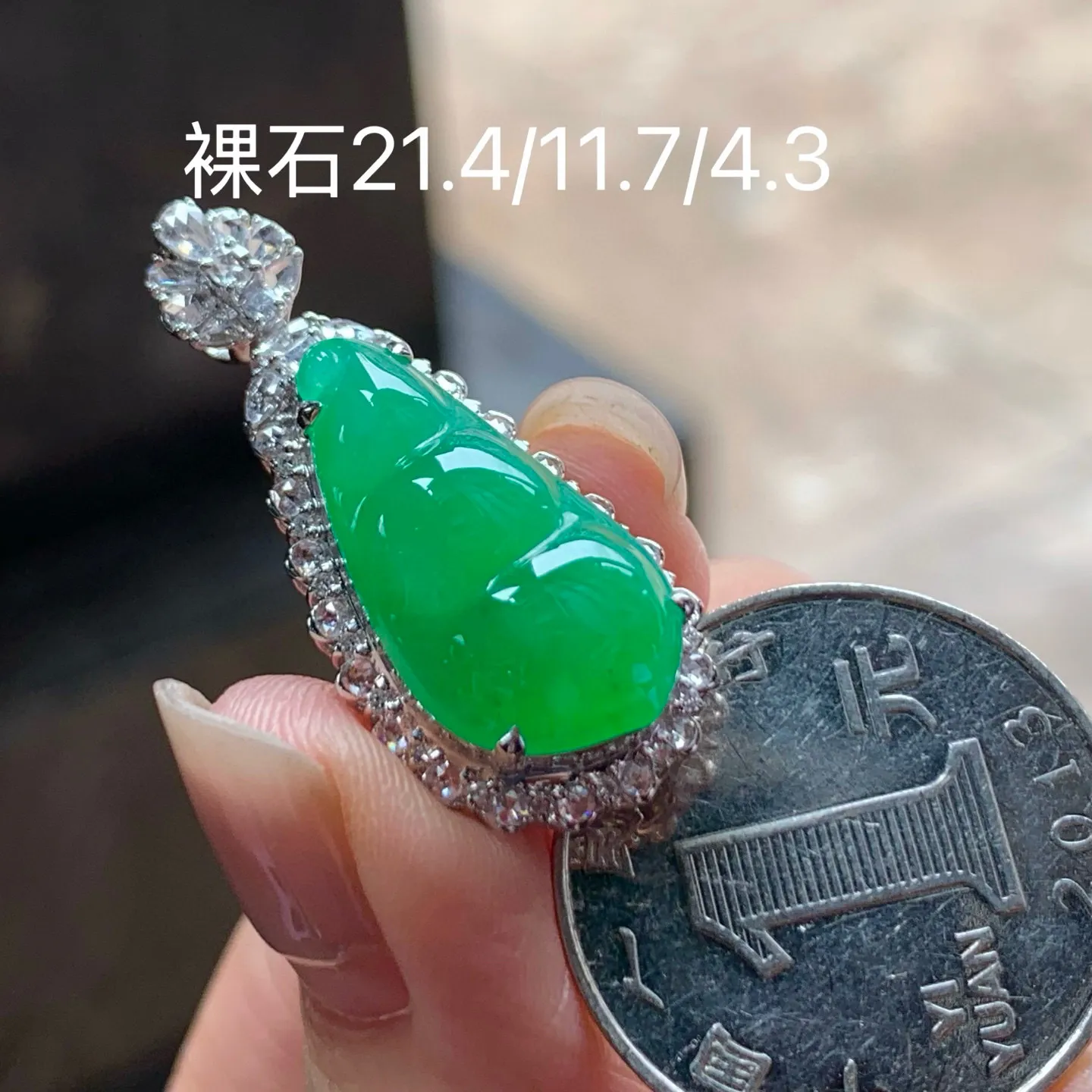 冰满色福豆
水润 真金镶嵌