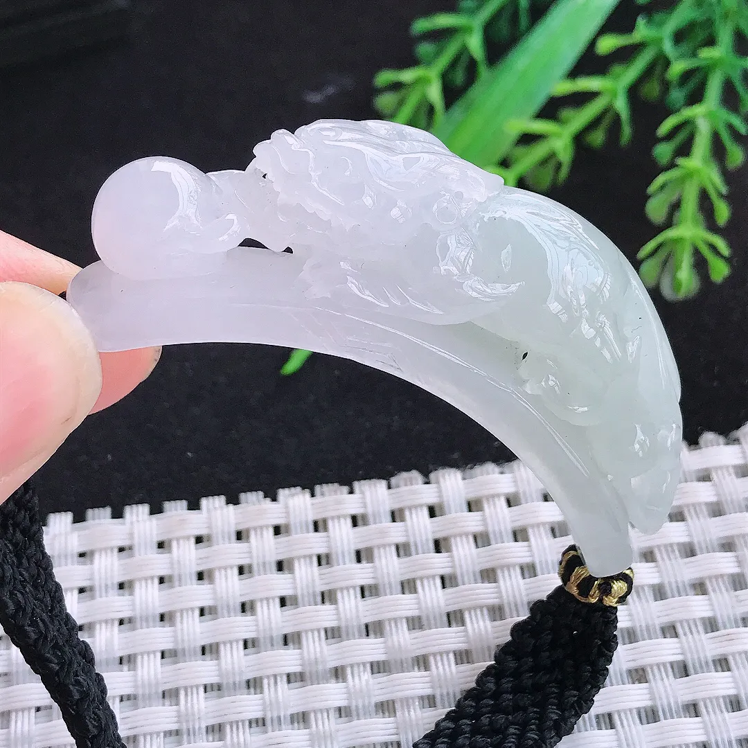 自然光58/12.6/18.2老坑冰胶果冻纯净貔貅手牌翡翠玉牌手链