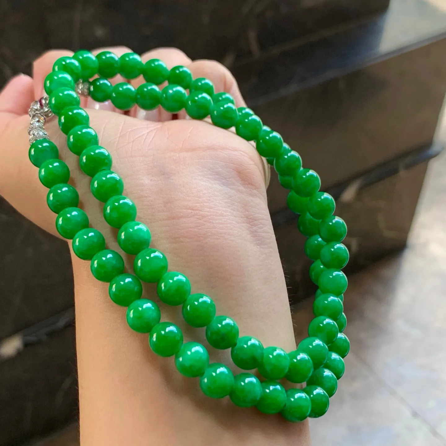 辣绿珠链
颜色漂亮