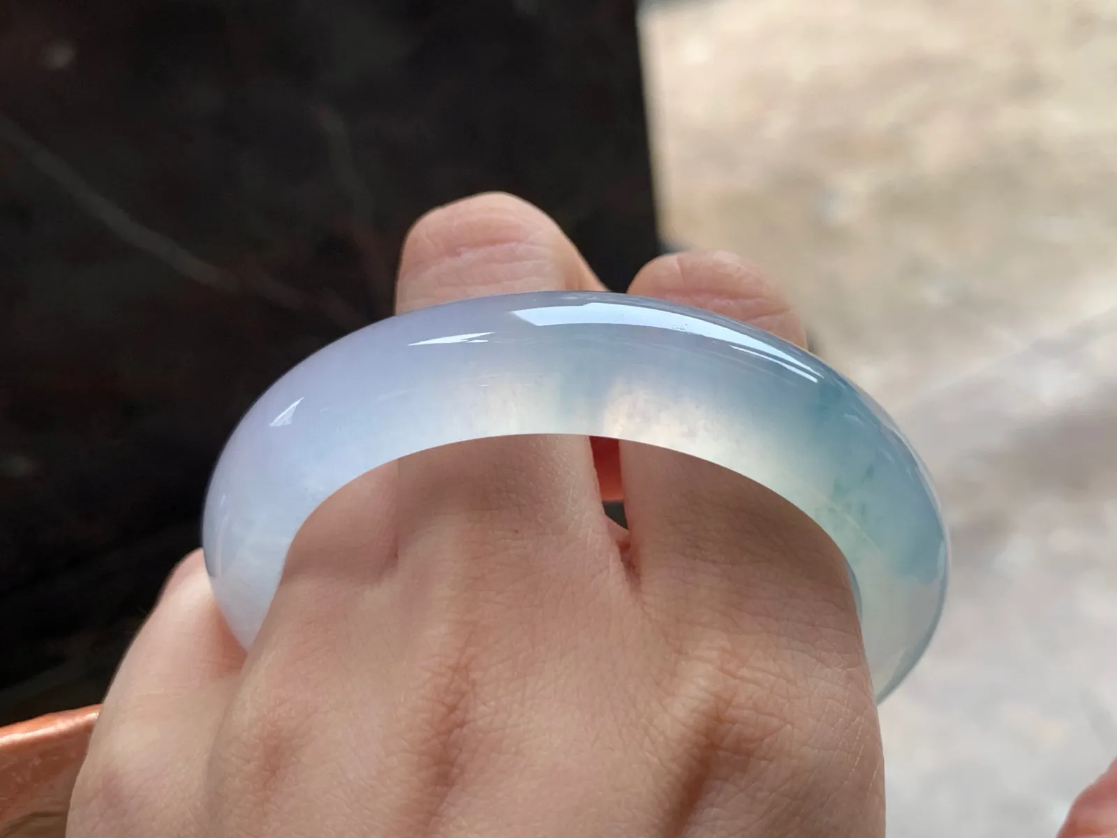 冰种手镯
种老56.6/13.3/8.9mm
