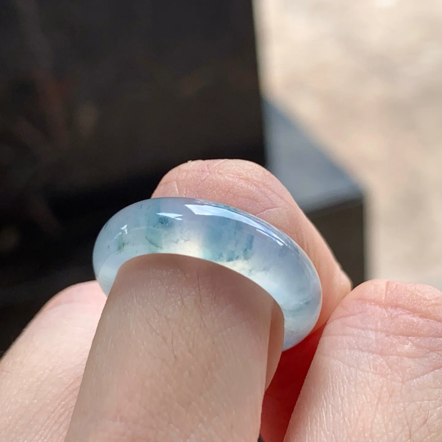 冰种飘花指环
清爽