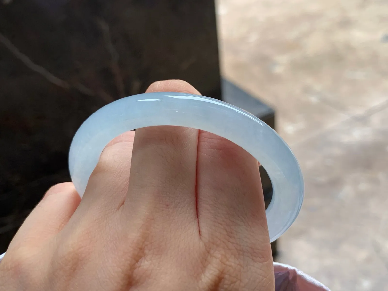 冰细圆条手镯
种好水足 52.5/8/8.7mm