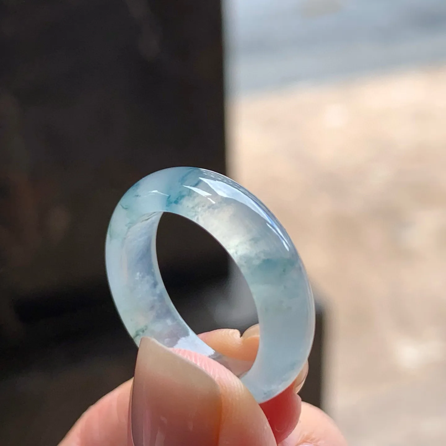冰种飘花指环
清爽
