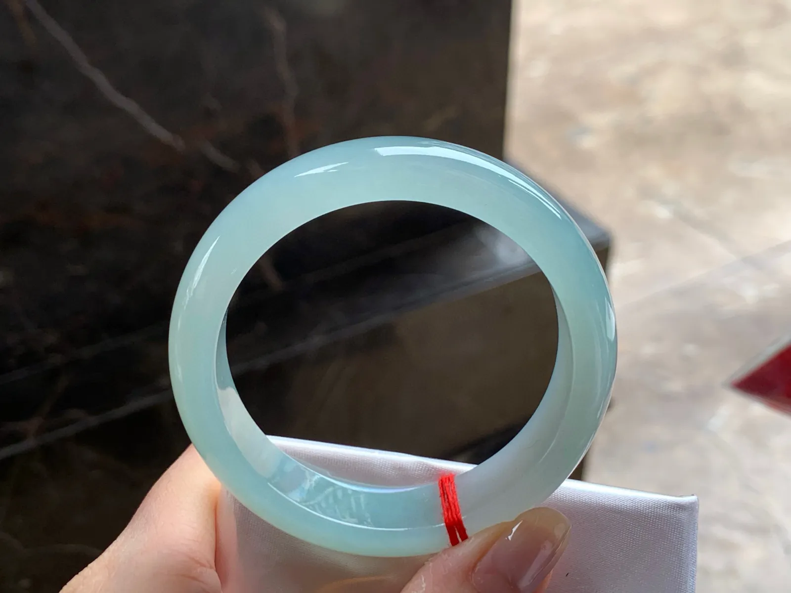 冰种手镯
种好清爽 51.8/13.6/7.7mm
