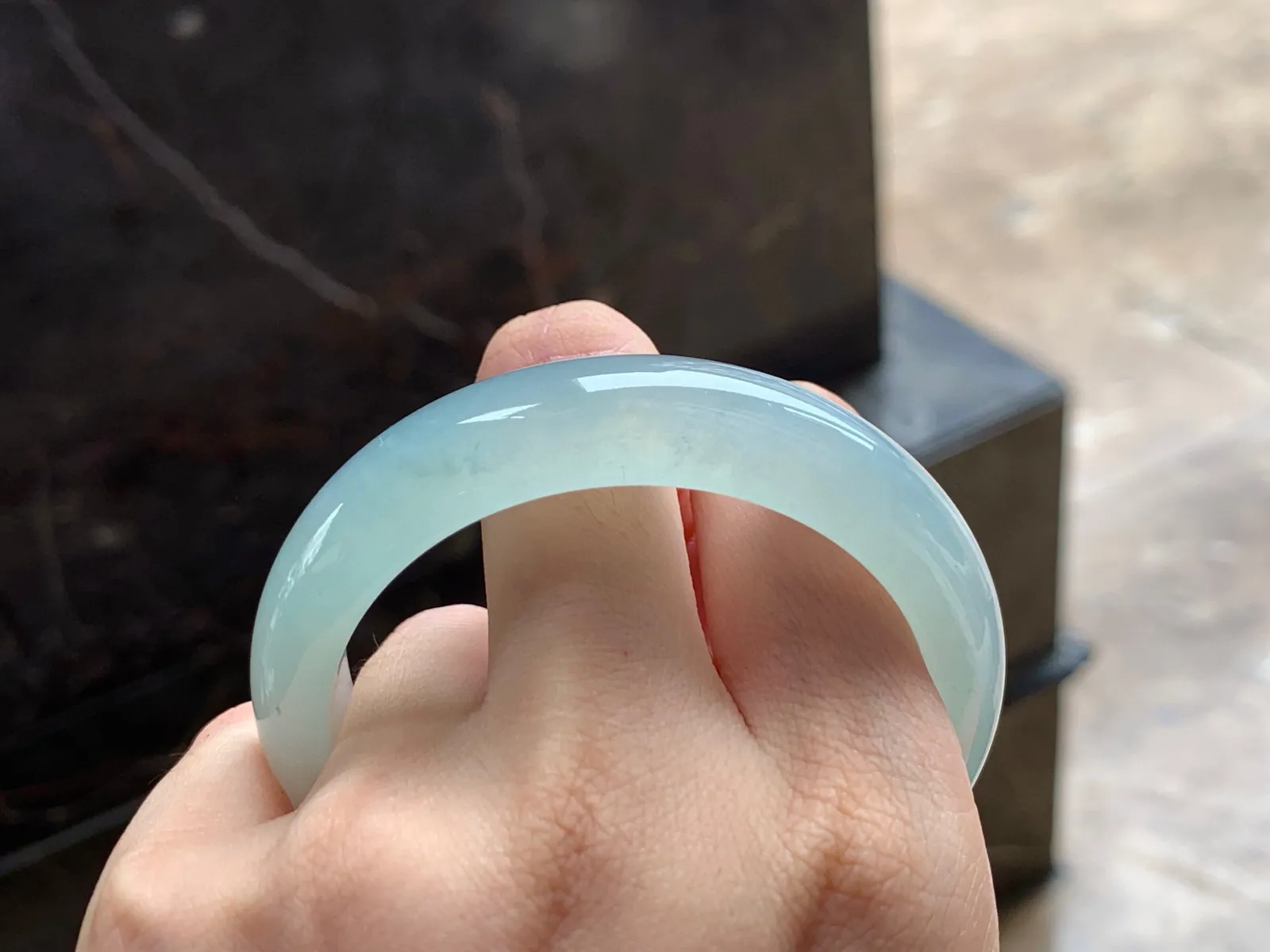 冰种手镯
种好清爽 51.8/13.6/7.7mm