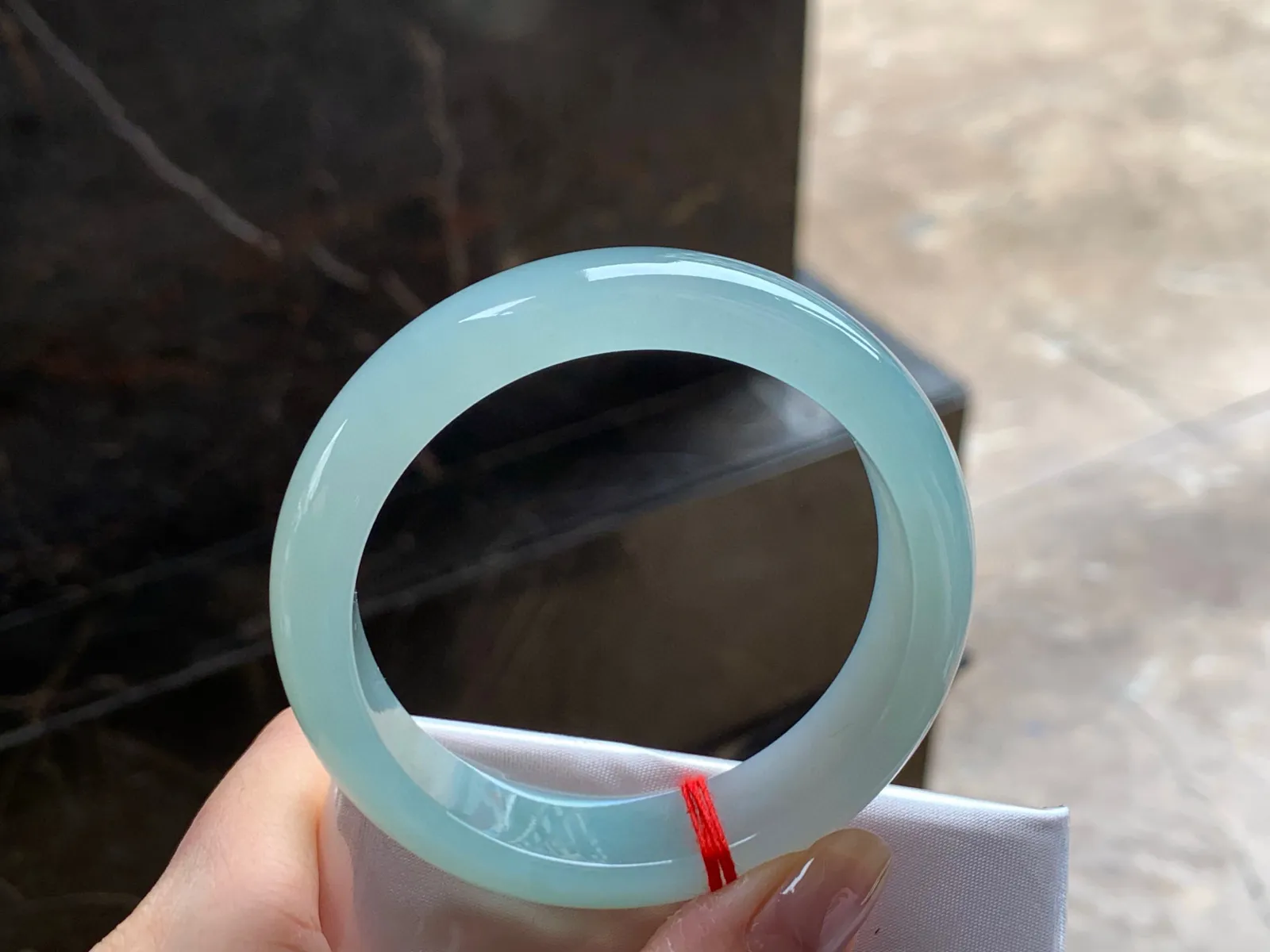 冰种手镯
种好清爽 51.8/13.6/7.7mm