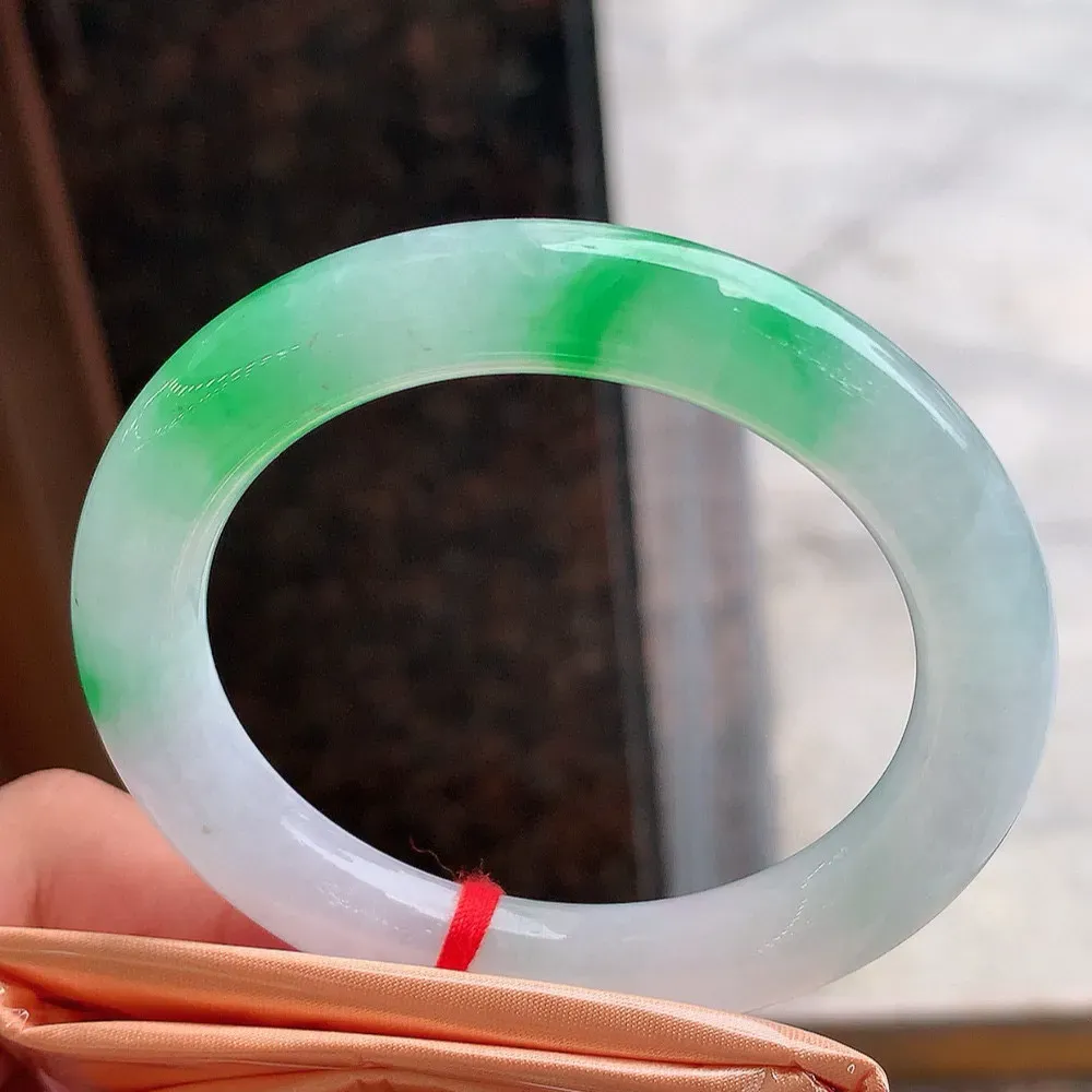 圆条高冰阳绿 微细纹 尺寸:54.9/10 种色兼备🥰🥰