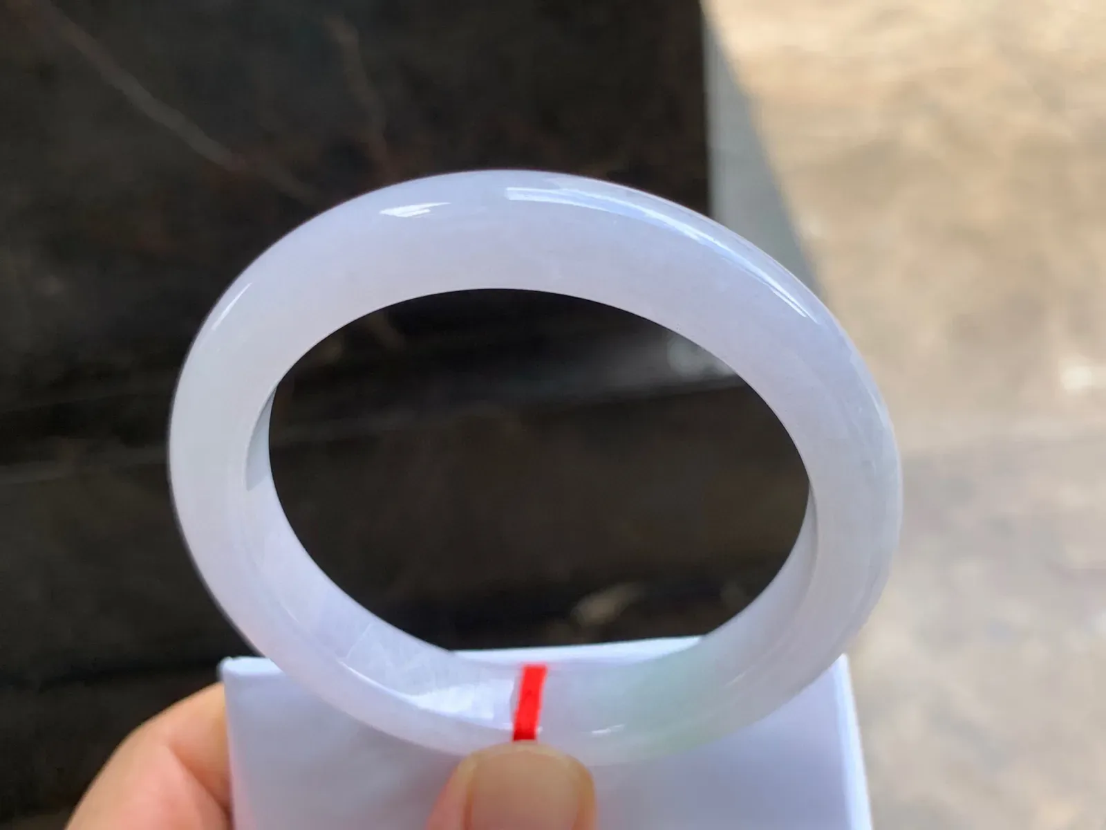 56-11-8.5mm
粉紫底手镯 粉嫩清新 上手秀美