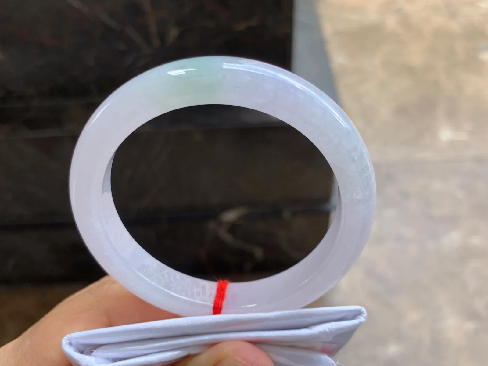 56-11-8.5mm
粉紫底手镯 粉嫩清新 上手秀美
