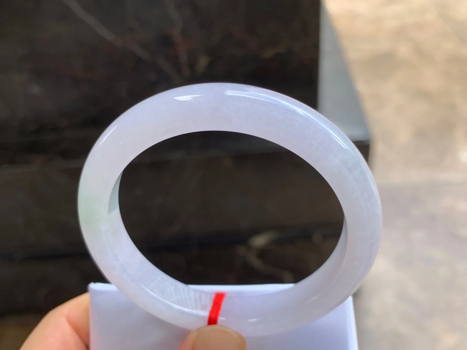 56-11-8.5mm
粉紫底手镯 粉嫩清新 上手秀美