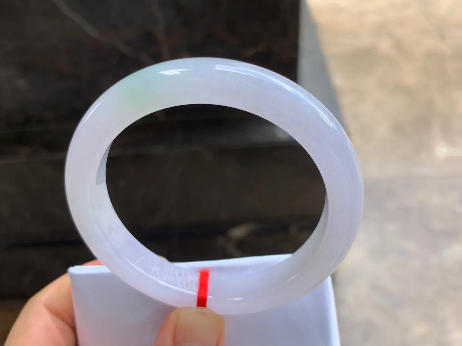 56-11-8.5mm
粉紫底手镯 粉嫩清新 上手秀美