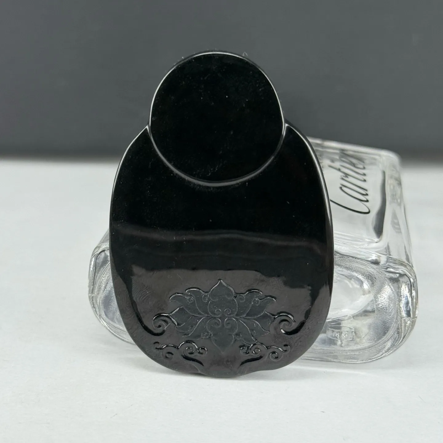 精品墨翠大日如来 种好色正 黑度极好 打灯通透 油性十足