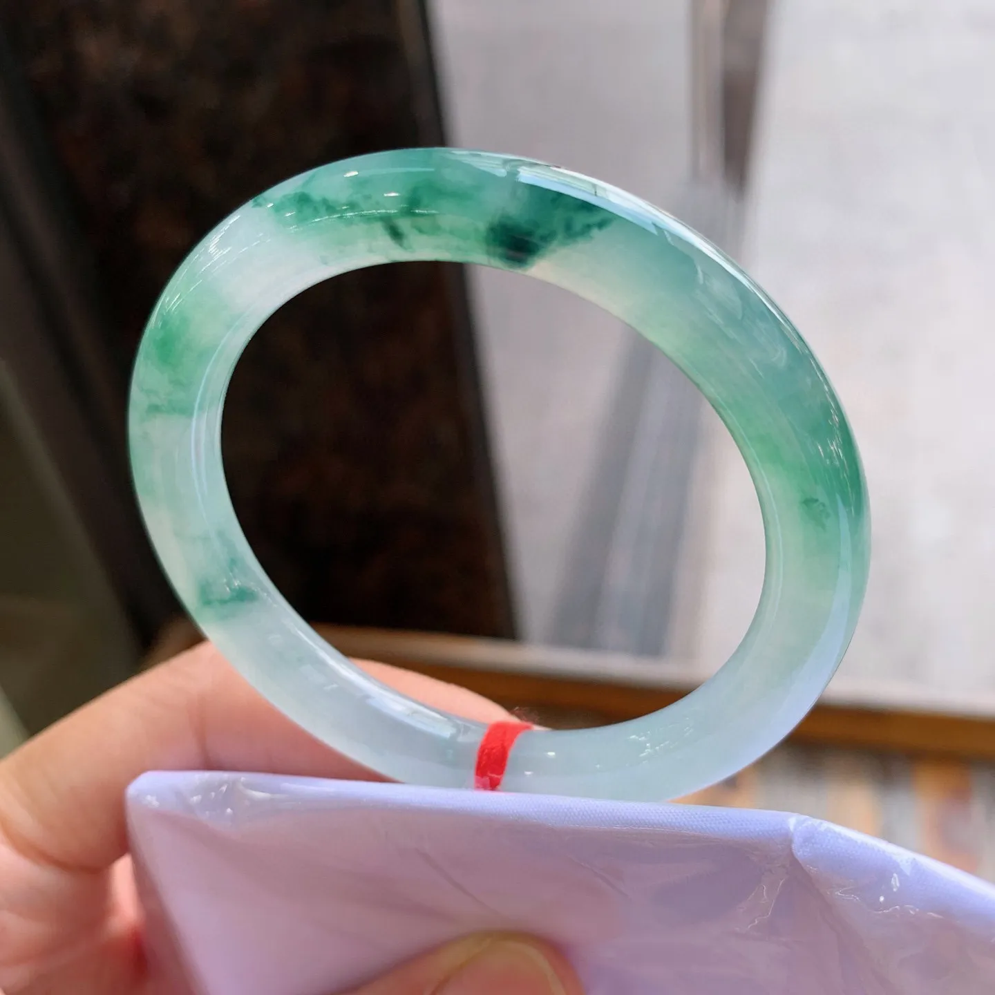 圆条冰飘花 尺寸：51.5/8.2mm
