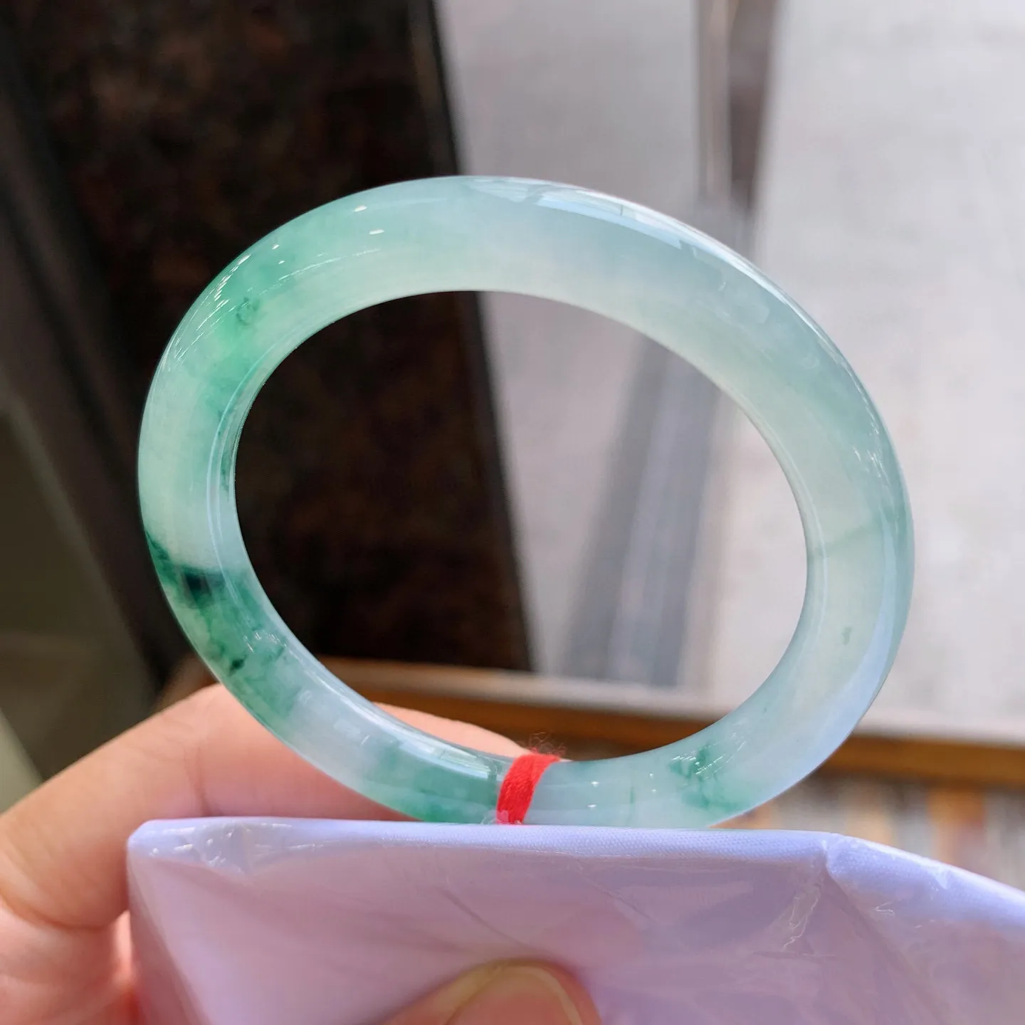 圆条冰飘花 尺寸：51.5/8.2mm