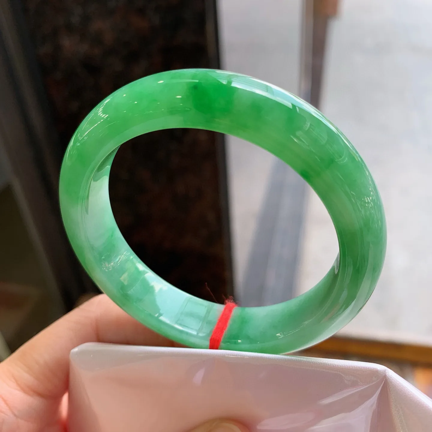正圈飘绿 尺寸：55/12.6/8.9mm