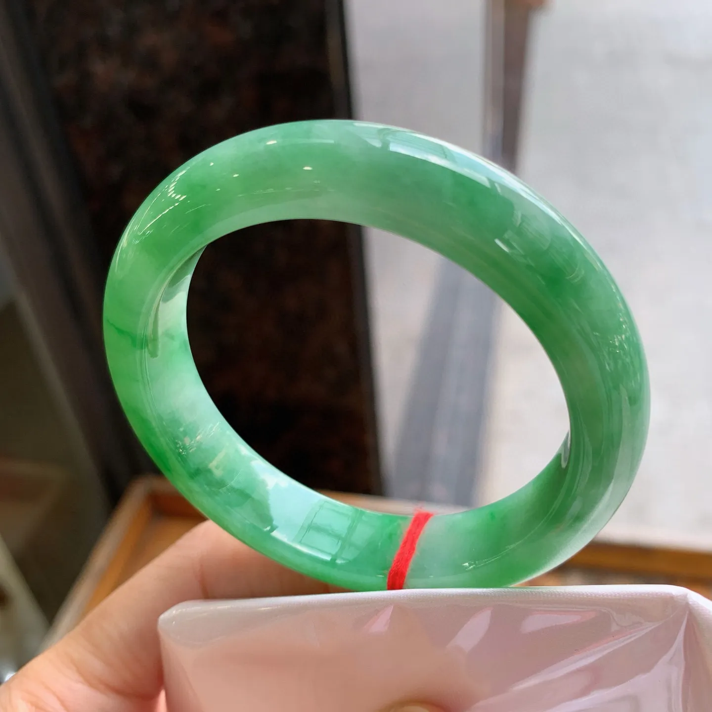 正圈飘绿 尺寸：55/12.6/8.9mm