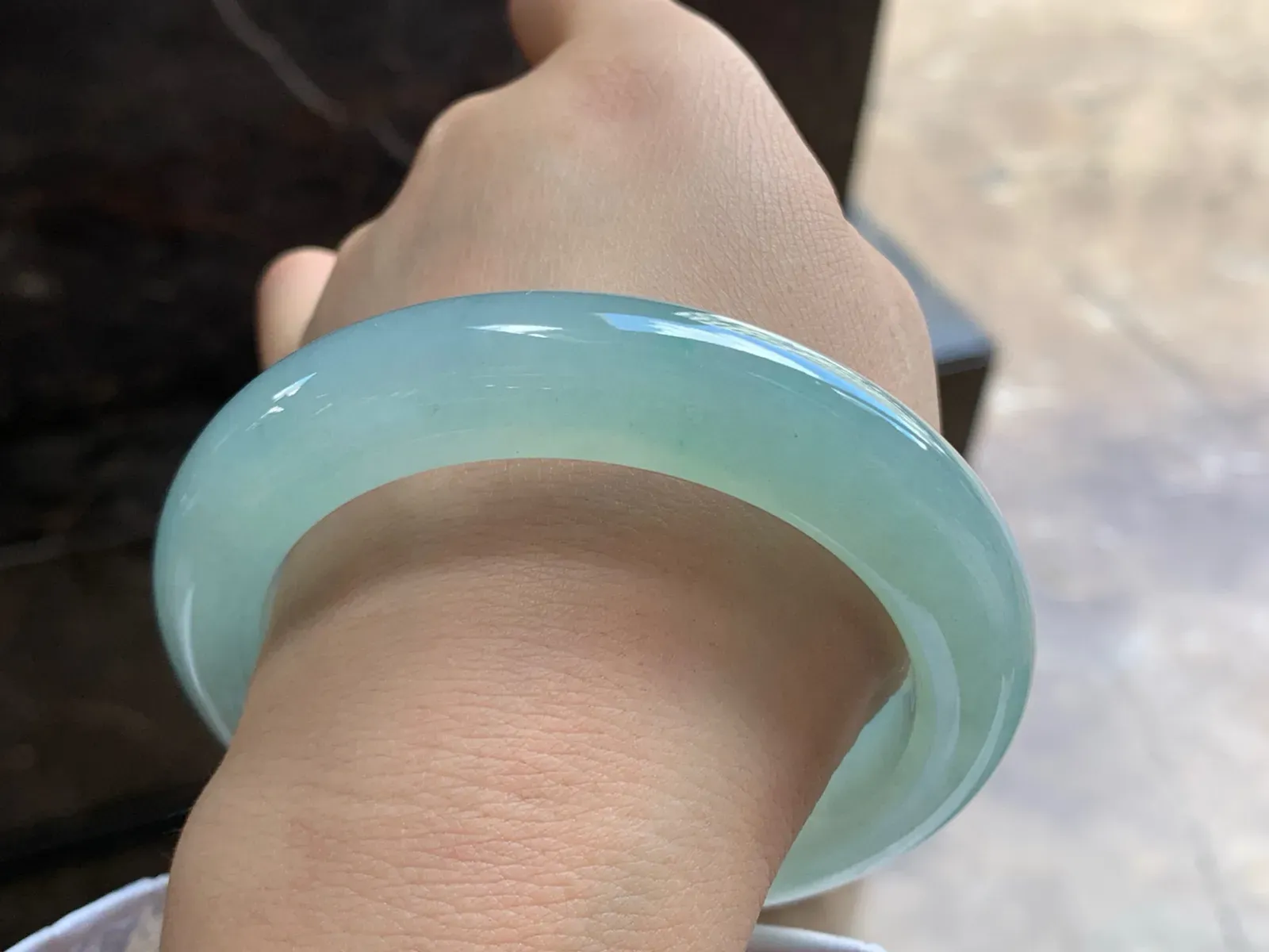 60-13-10

冰晴手镯^_^厚实 种水好