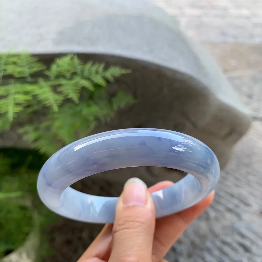 大圈口58.2-13.2-9.7 【茄紫正圈手镯】正圈58 59可戴
