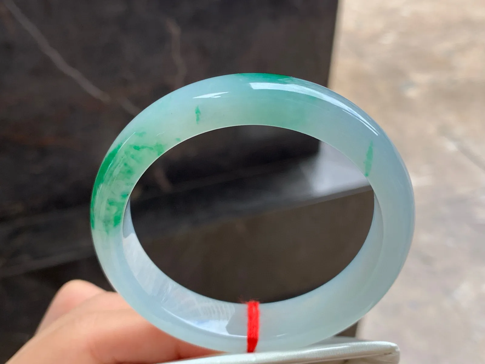 55-12.5-7.5

绿花手镯^_^种水足 清新