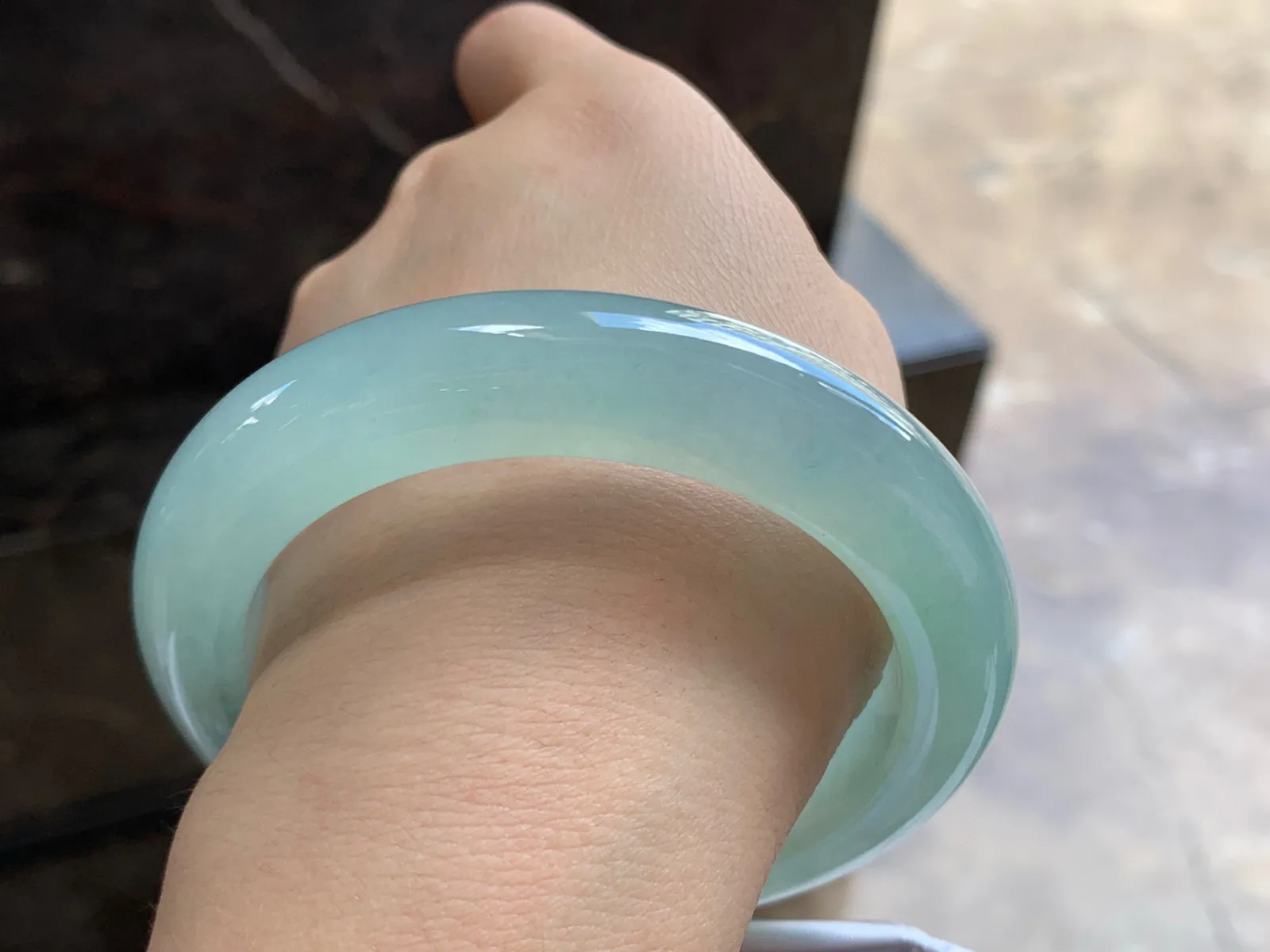 60-13-10

冰晴手镯^_^厚实 种水好