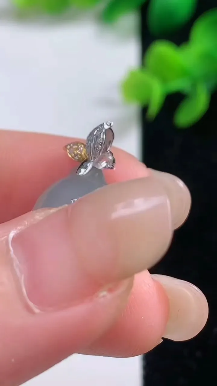 天然A货翡翠种晴水寿桃吊坠，尺寸19.4-12.7-9，重量:3.63g
9月4日