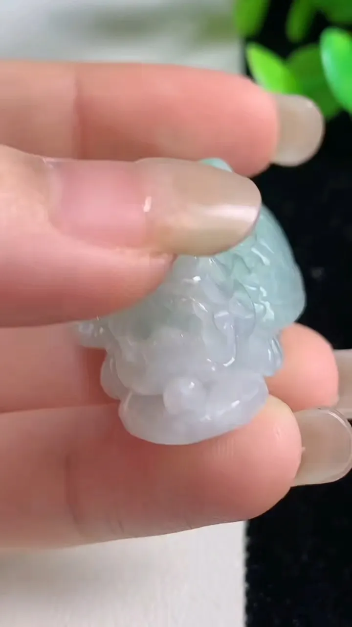 天然A货翡翠龙龟吊坠，尺寸47.3-28.8-18.5，重量:40.40g
9月11日