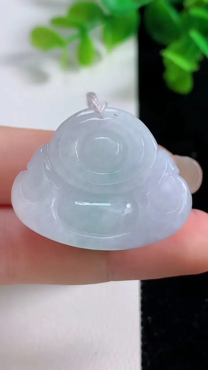 天然A货翡翠佛公吊坠，尺寸25.7-32.5-13.8，重量:20.00g
9月14日