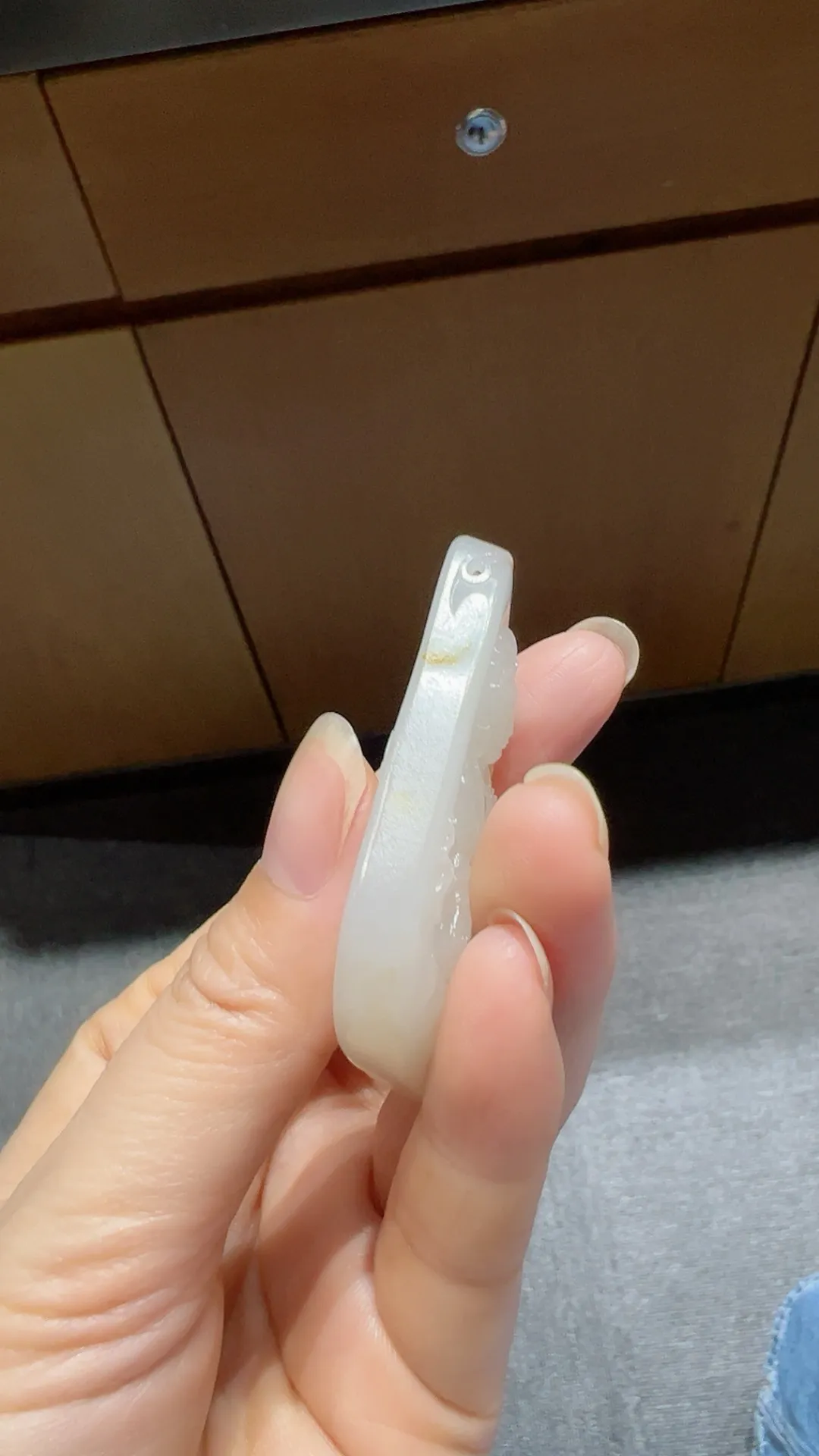 高品质｜红皮白肉｜观音

重27.6克 尺寸56*32*10.5mm