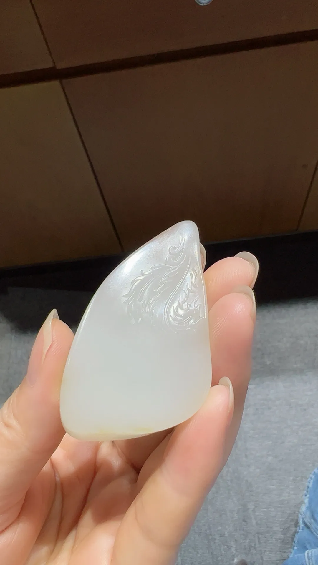 高品质｜红皮白肉｜观音

重27.6克 尺寸56*32*10.5mm