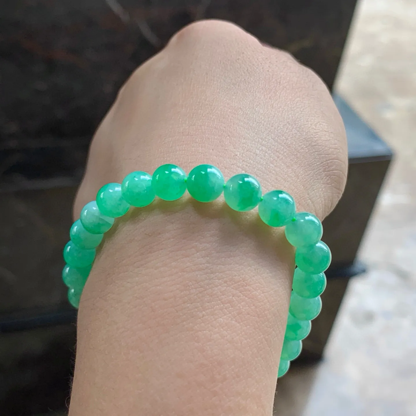 冰绿珠串
甜甜的～