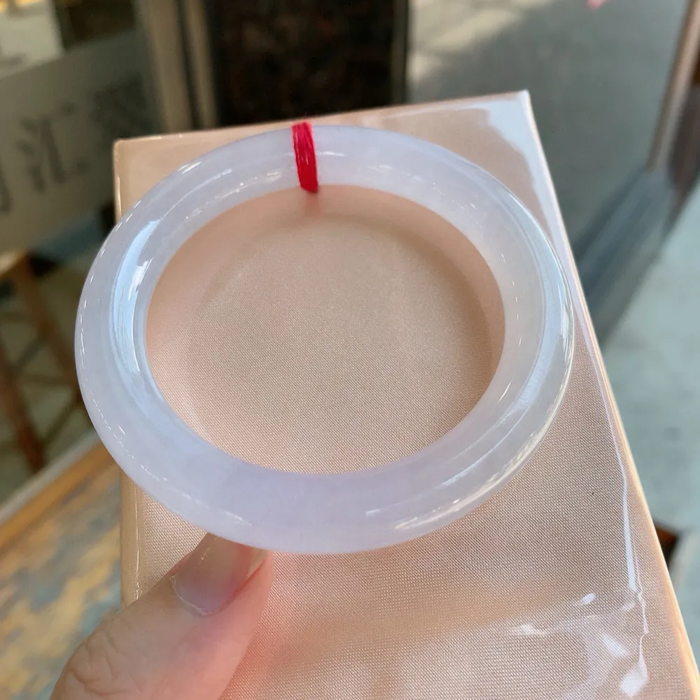 圆条高冰白月光 无瑕 尺寸:54.1/9.5/9.7 种水好🥰🥰