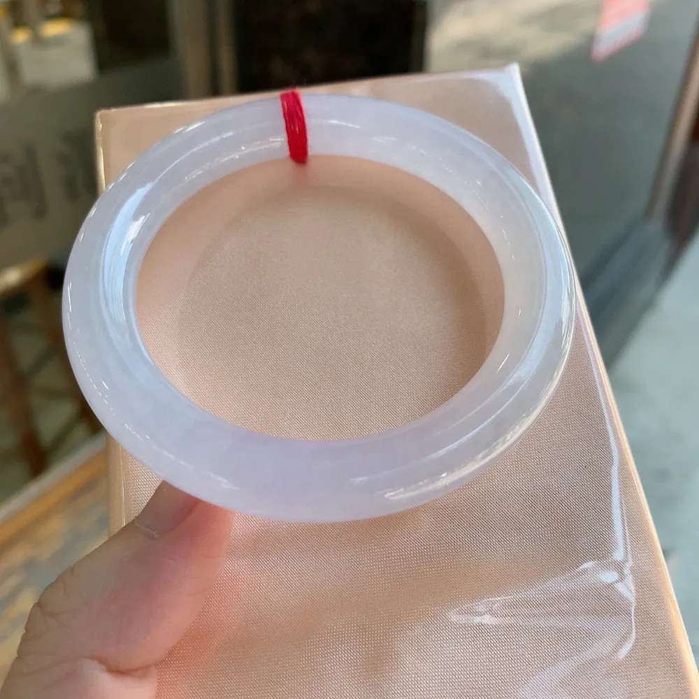 圆条高冰白月光 无瑕 尺寸:54.1/9.5/9.7 种水好🥰🥰
