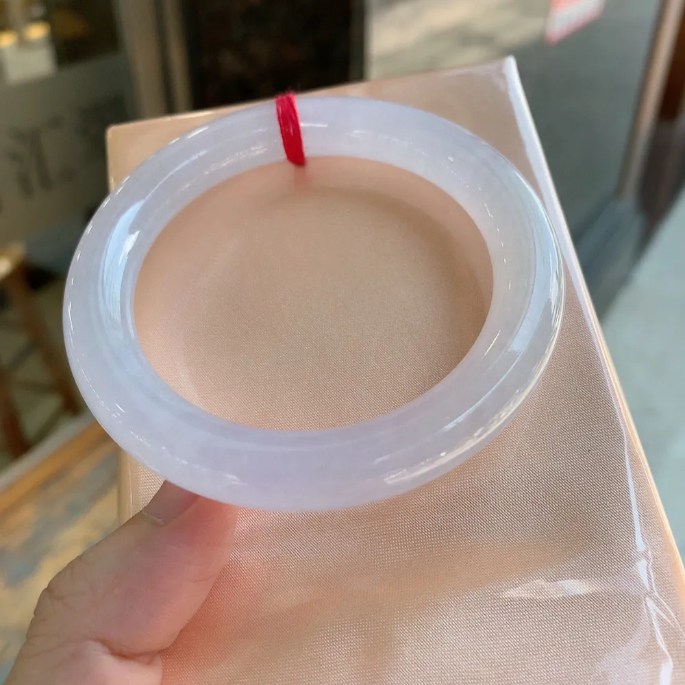 圆条高冰白月光 无瑕 尺寸:54.1/9.5/9.7 种水好🥰🥰