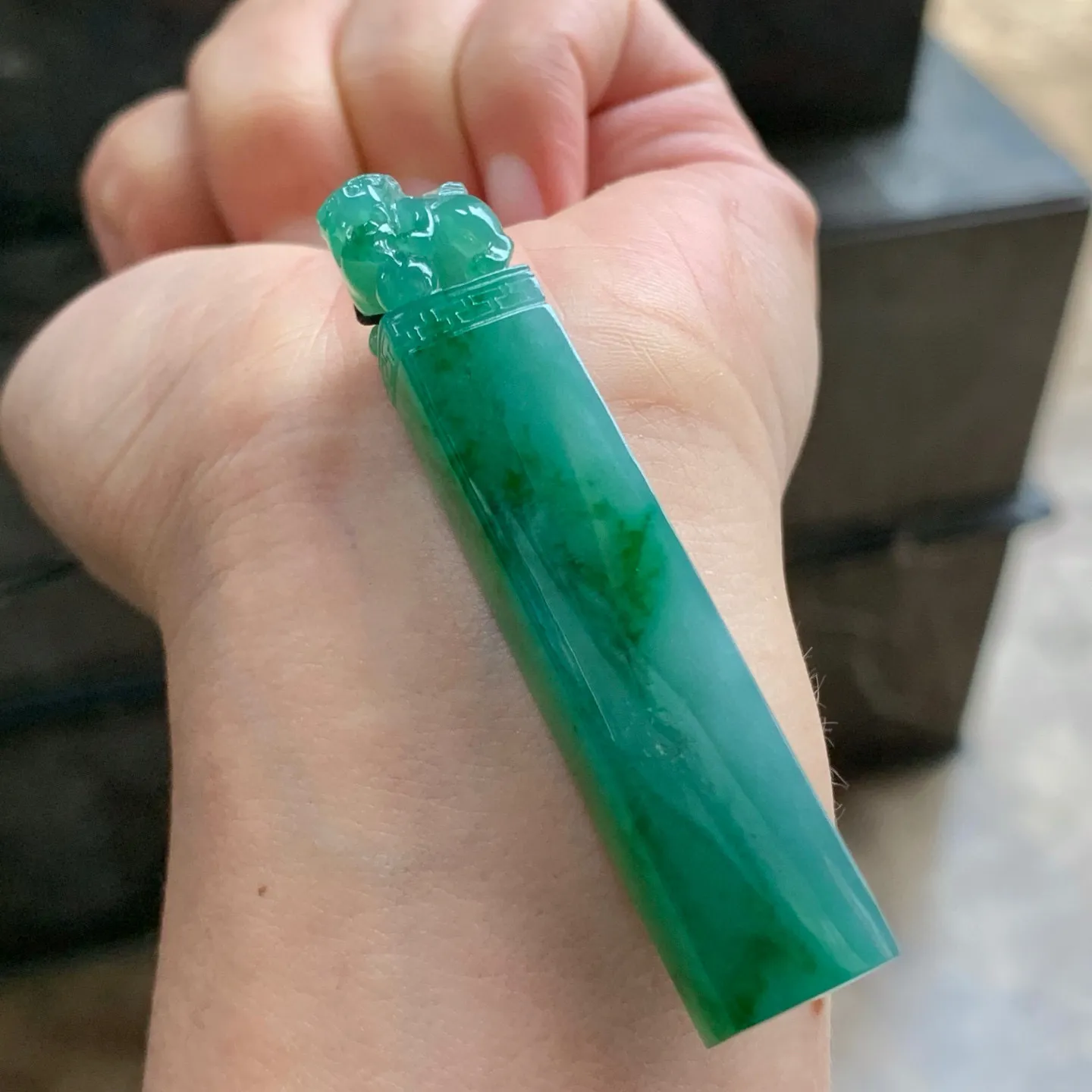 辣绿色印章
 特色～