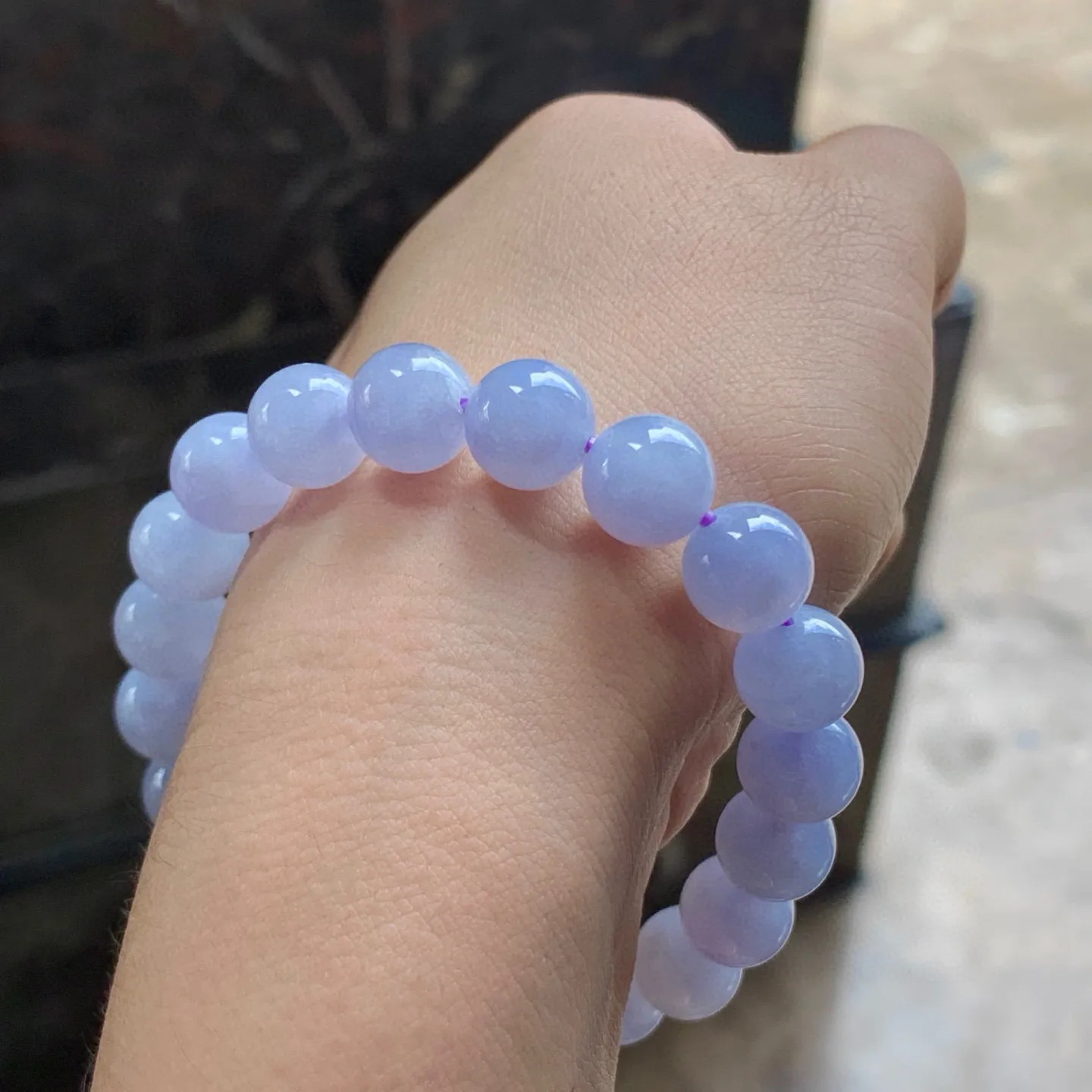 紫罗兰珠串
性价比哦～