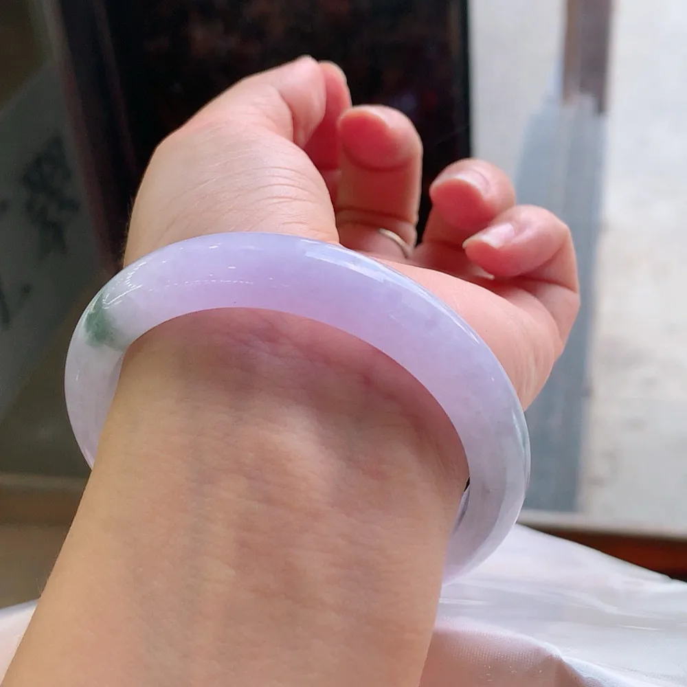 正圈满色紫罗兰飘花 无瑕 尺寸:54.8/10.9/7.8 超美🥰🥰