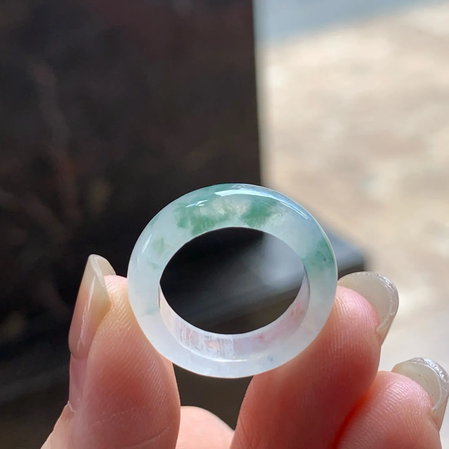 冰种飘花指环
种好水润 干净清爽