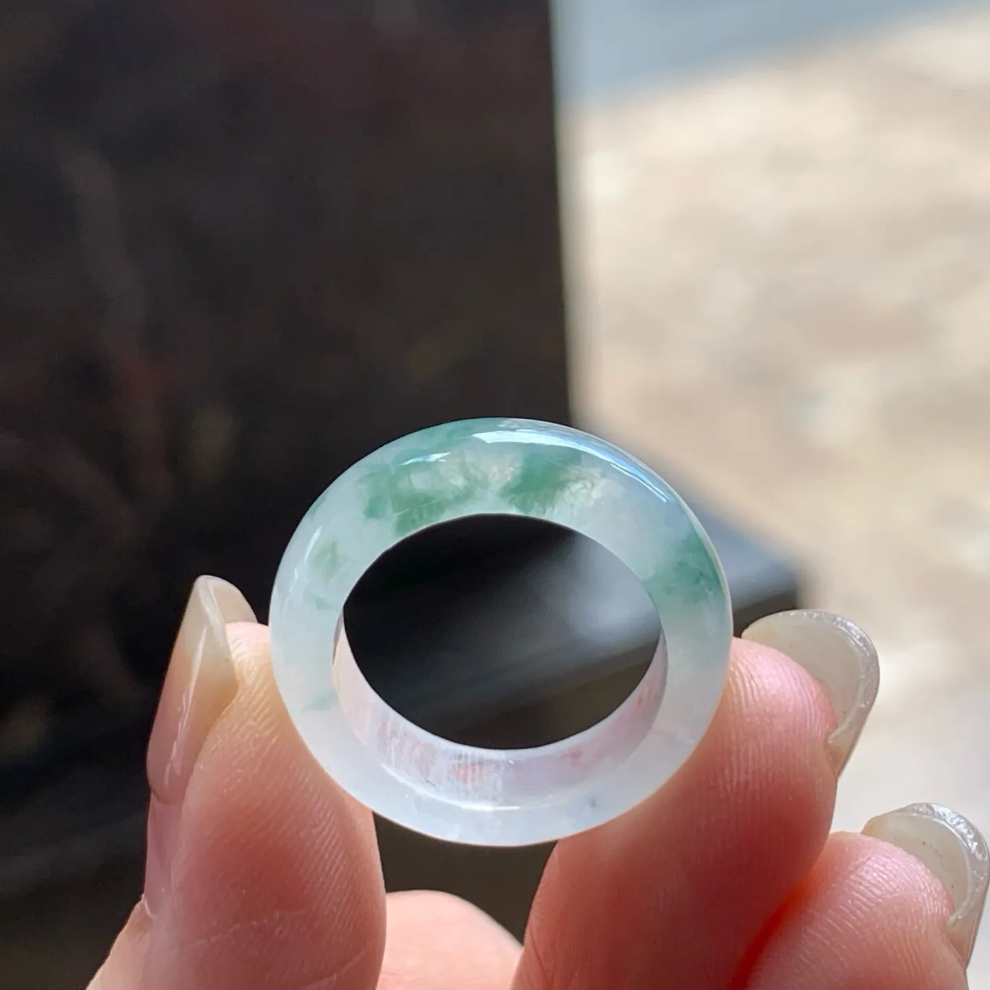 冰种飘花指环
种好水润 干净清爽