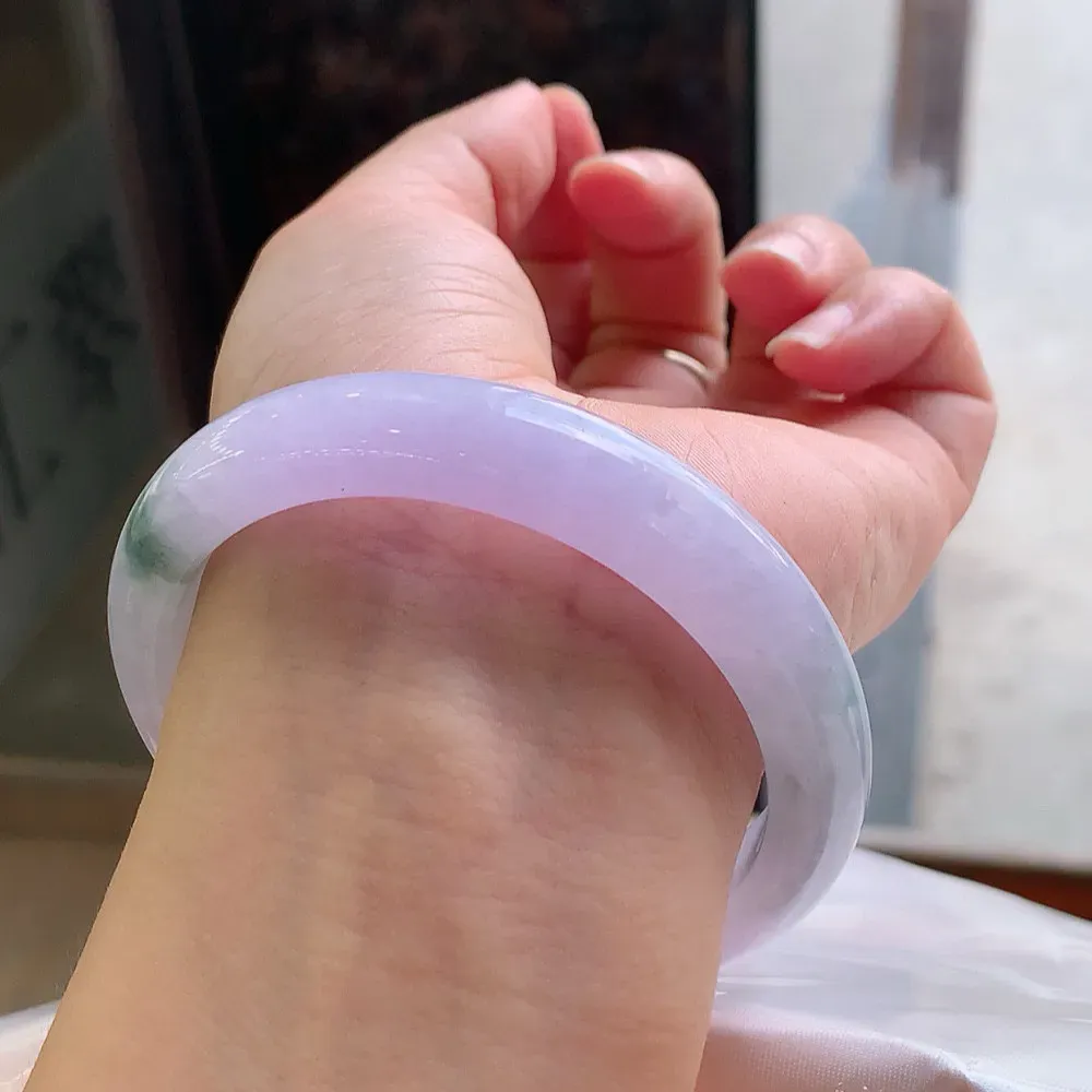 正圈满色紫罗兰飘花 无瑕 尺寸:54.8/10.9/7.8 超美🥰🥰