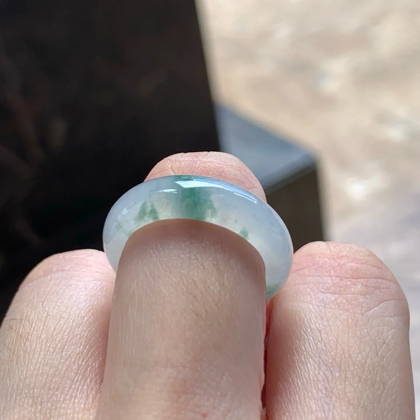 冰种飘花指环
种好水润 干净清爽