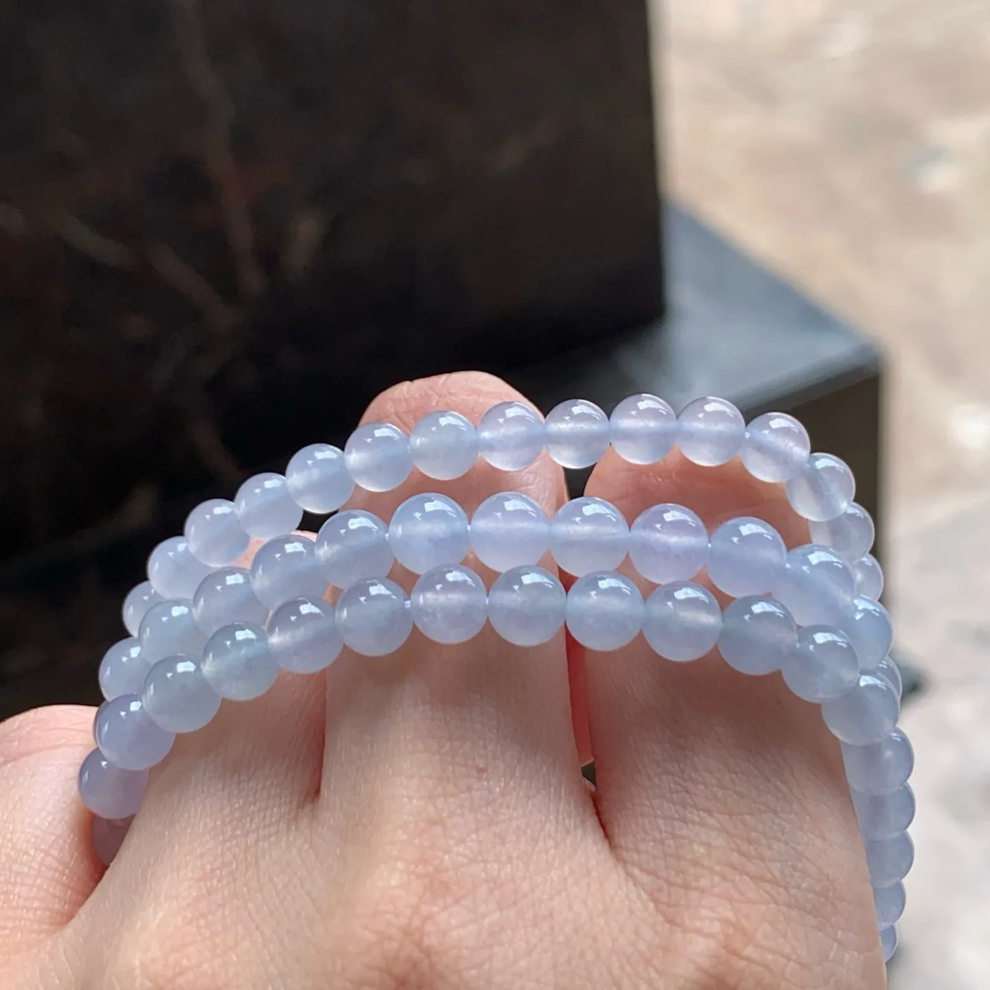 冰种珠链
种好水足 干净清爽