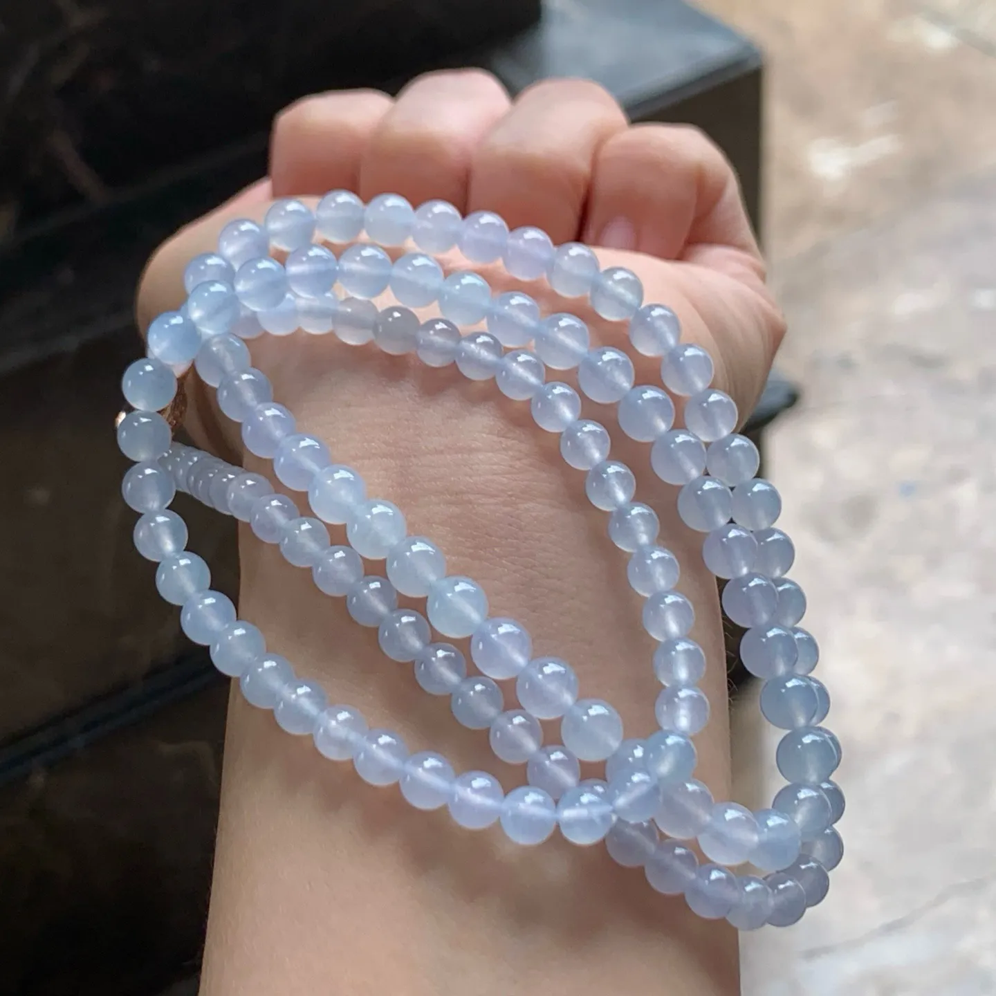 冰种珠链
种好水足 干净清爽