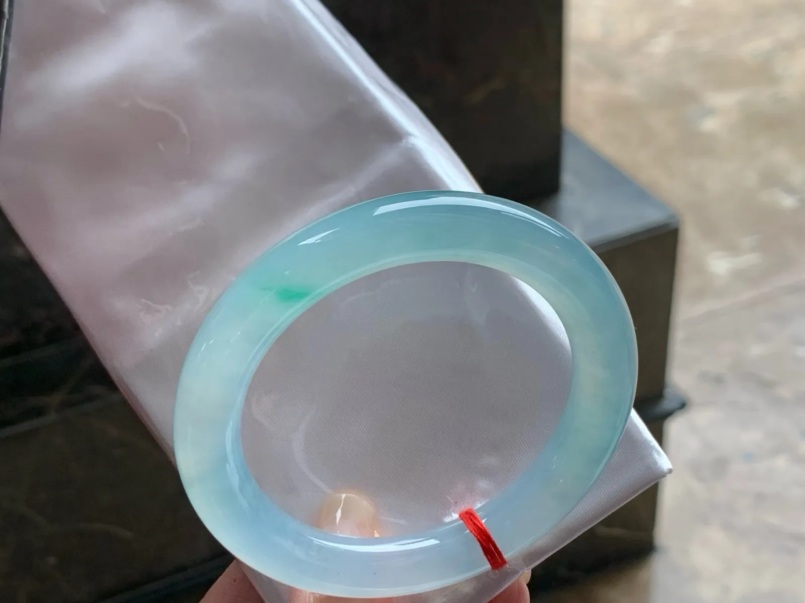 冰种飘色福镯
种老57.5/11